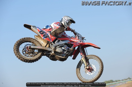 2009-10-03 Franciacorta - Motocross delle Nazioni 1368 Free practice MX2 - Remi Nyegaard - Honda 250 NOR